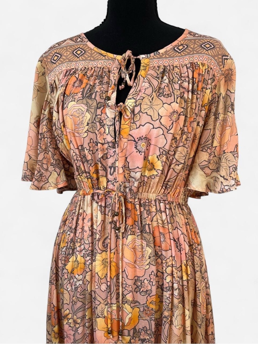 Spell & The Gypsy Collective Amethyst Garden Party Dress Large - Picture 3 of 8
